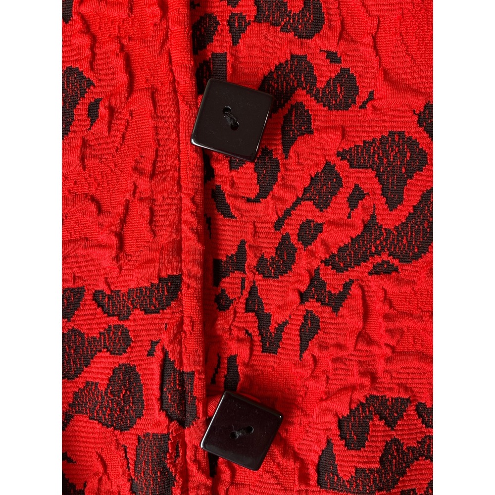 Moonlight Y & S Fashion Design Red Tunic XL Trapeze Jacket Lagenlook Art to Wear - Picture 11 of 16